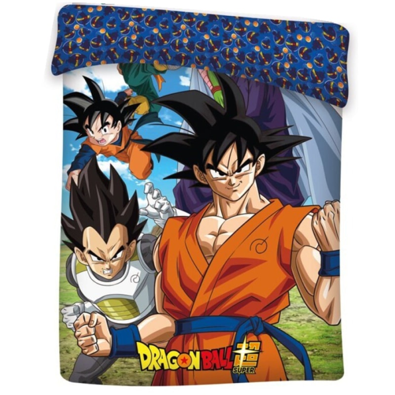 Anime Dragon Ball Goku Flanell Bettwäsche Set 135-140x200 65x65 - WS-Trend.de 100% Baumwolle