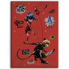 Miraculous Ladybug Cat Noir Kinder Fleecedecke leichte Kuscheldecke 100x140 cm