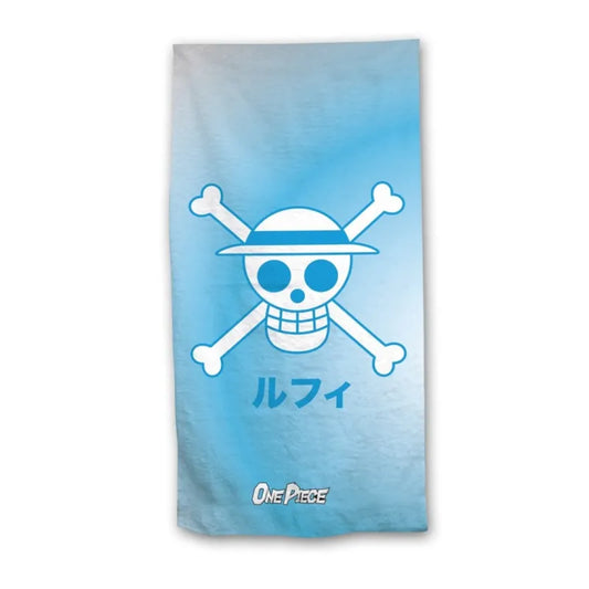 One Piece Ruffy and Friends Anime Badetuch Strandtuch 70x140cm Baumwolle - WS-Trend.de Handtuch XL 70x140