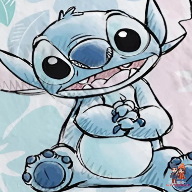 Disney Lilo und Stitch Coral Decke warme Kuscheldecke 130x170 cm - WS-Trend.de