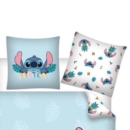 Disney Stitch Kinder Mikrofaser Bettwäsche 2tlg. Set 135-140x200 65x65 cm - WS-Trend.de