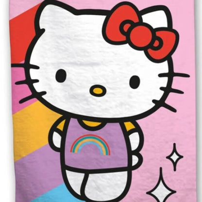 Hello Kitty Kinder Mikrofaser Strandtuch Handtuch Badetuch 70x140 cm - WS-Trend.de