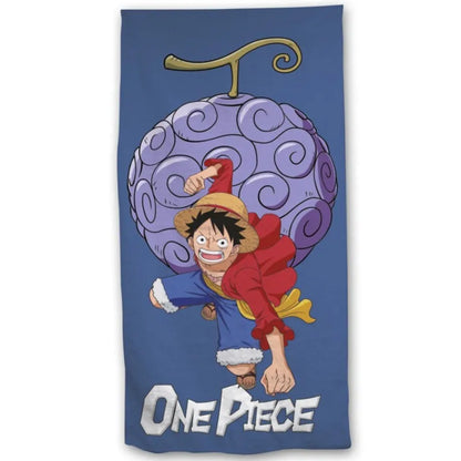 One Piece Monkey D Ruffy Mikrofaser Strandtuch Handtuch Badetuch 70x140 cm - WS-Trend.de