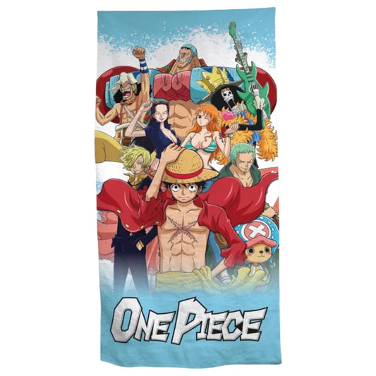 One Piece Monkey D Ruffy Strandtuch Handtuch Badetuch XXL 90x170 cm Baumwolle - WS-Trend.de