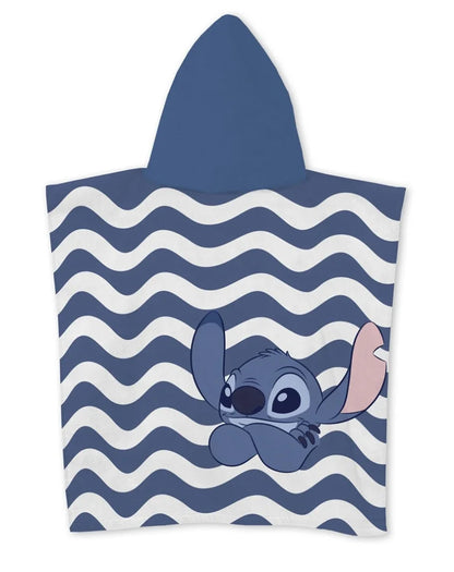 Disney Lilo Stitch Kinder Mädchen Mikrofaser Poncho Badetuch 55x110 cm - WS-Trend.de