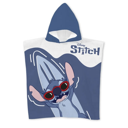 Disney Lilo Stitch Kinder Mädchen Mikrofaser Poncho Badetuch 55x110 cm - WS-Trend.de