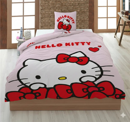 Hello Kitty Mädchen Kinder Bettwäsche 2tlg. Set - WS-Trend.de
