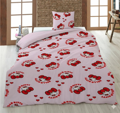 Hello Kitty Mädchen Kinder Bettwäsche 2tlg. Set - WS-Trend.de