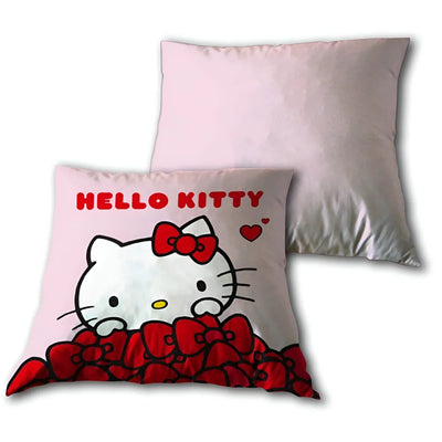 Hello Kitty Velours Kissen Dekokissen 35x35 cm - WS-Trend.de