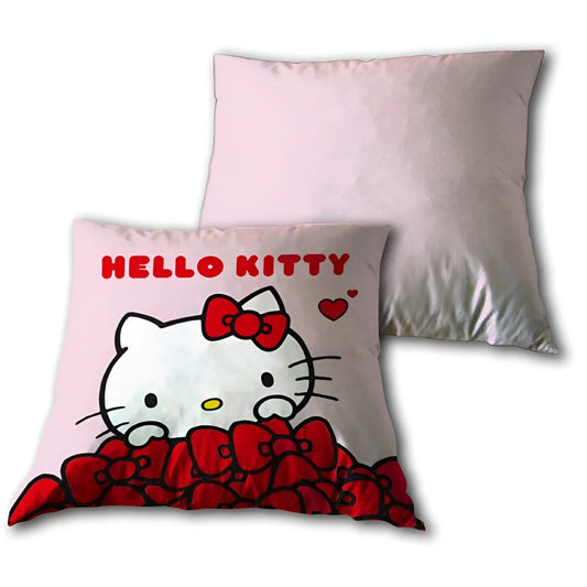 Hello Kitty Velours Kissen Dekokissen 35x35 cm - WS-Trend.de