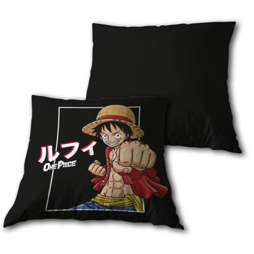Anime One Piece Monkey D Ruffy Crew Kissen Dekokissen 35x35 cm - WS-Trend.de