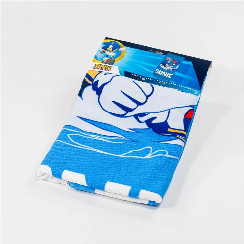 Sonic the Hedgehog Handtuch Badehandtuch Badetuch XL Strandtuch 70x140 - WS-Trend.de XXL