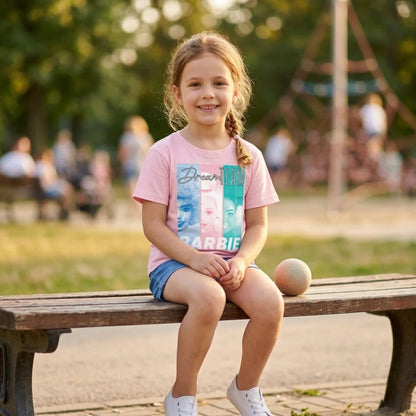 Barbie and Friends Mädchen T-Shirt kurzarm Shirt - WS-Trend.de Gr. 134-164 100% Baumwolle