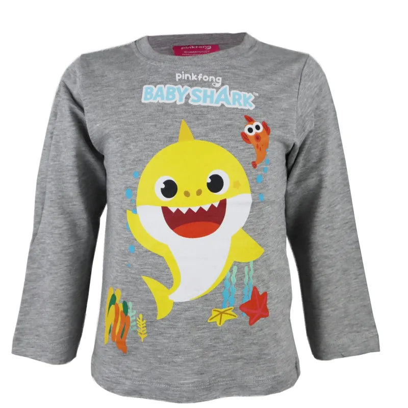 Baby Shark Hai Kinder Baby Jungen langarm Shirt 92 116 Baumwolle WS Trend