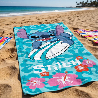 Disney Lilo und Stitch Mikrofaser Strandtuch Badetuch XL 70x140 - Ansicht 2