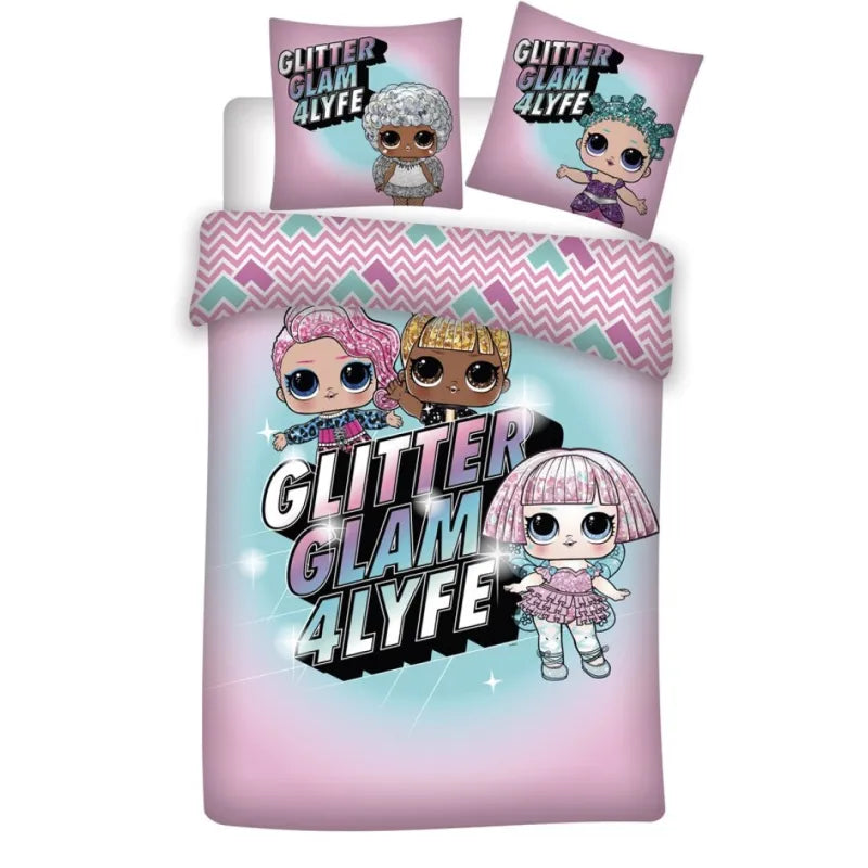 LOL Surprise Kinder Bettwäsche Set 135/140x200 65x65 Baumwolle - WS-Trend.de 100%
