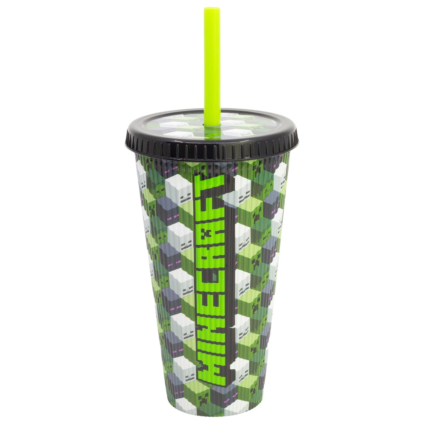 Minecraft Creeper Gamer XL Kaffeebecher Becher To-Go 790 ml Halm