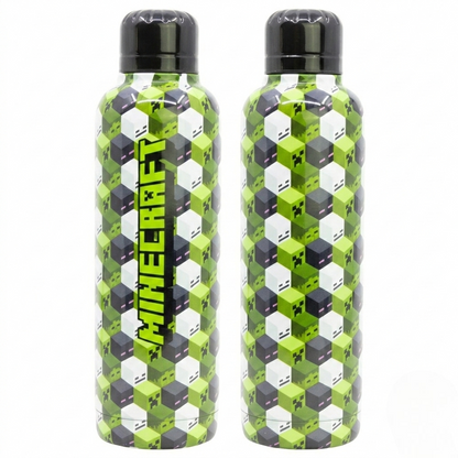 Minecraft Creeper Edelstahl Thermo Wasserflasche Trinkflasche Flasche 515 ml