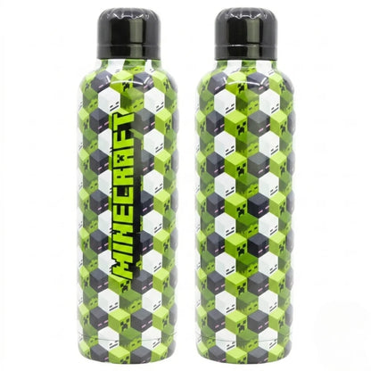Minecraft Creeper Edelstahl Thermo Wasserflasche Trinkflasche Flasche 515 ml - WS-Trend.de