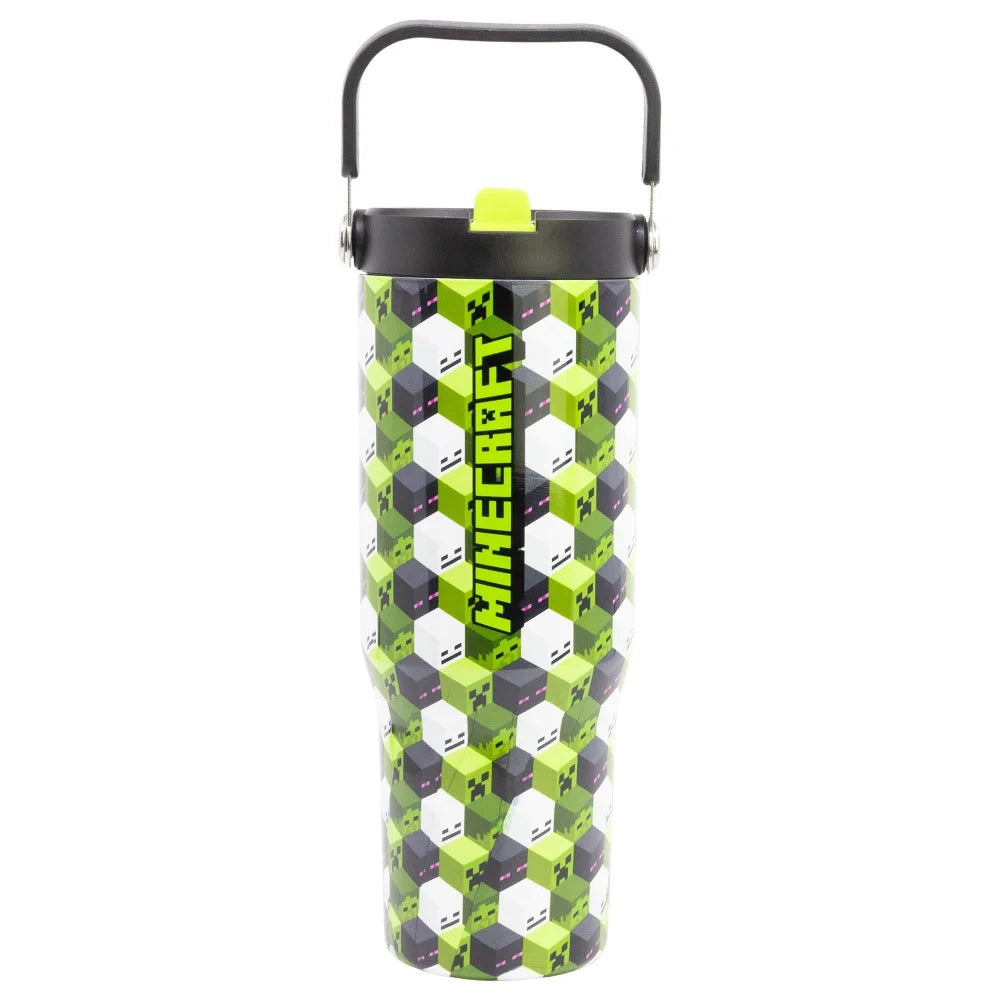 Minecraft Creeper Edelstahl XL Iso Kaffeebecher Thermobecher To-Go 860 ml - WS-Trend.de