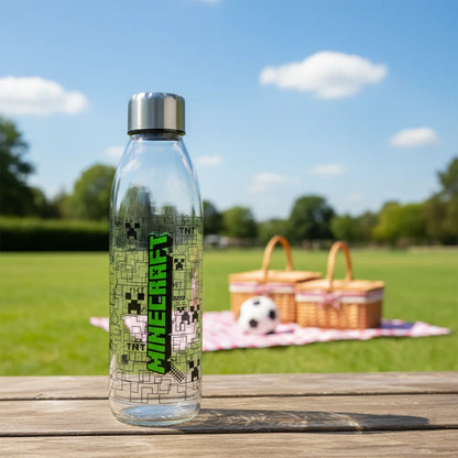 Minecraft Creeper Wasserflasche Trinkflasche Flasche XL 980 ml - WS-Trend.de Enderman Zombie Skelett