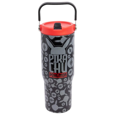 Pokemon Pikachu Edelstahl XL Iso Kaffeebecher Thermobecher To-Go 860 ml - Ansicht 2