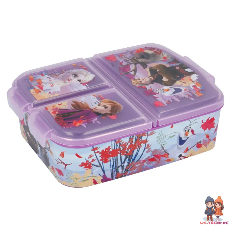 Disney Die Eiskönigin Anna Elsa 2 tlg Kinder Set Brotdose Trinkflasche 370 ml - WS-Trend.de