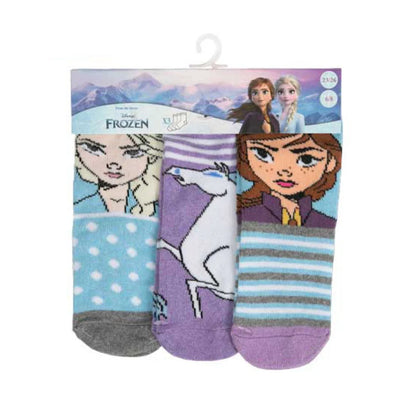 Disney Die Eiskönigin 6-er Pack Kinder Mädchen Socken Sneaker - WS-Trend.de Gr. 23 bis 34