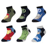 Marvel Avengers 6-er Pack Kinder Jungen Socken Sneaker