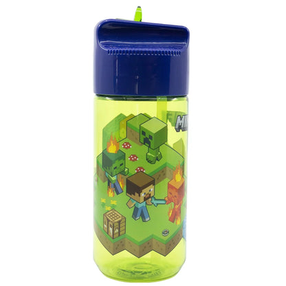 Minecraft Creeper Alex Steve Kinder Wasserflasche - WS-Trend.de Trinkflasche Flasche 430 ml