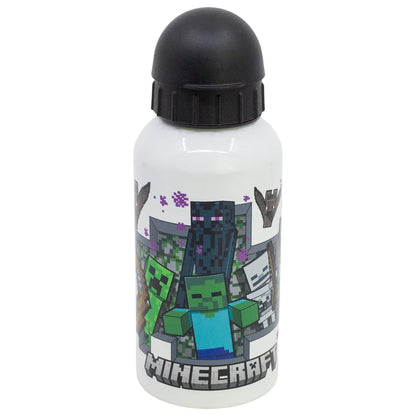 Minecraft Steve Creeper Kinder 2 tlg.Set Brotdose Alu-Trinkflasche 400 ml - WS-Trend.de