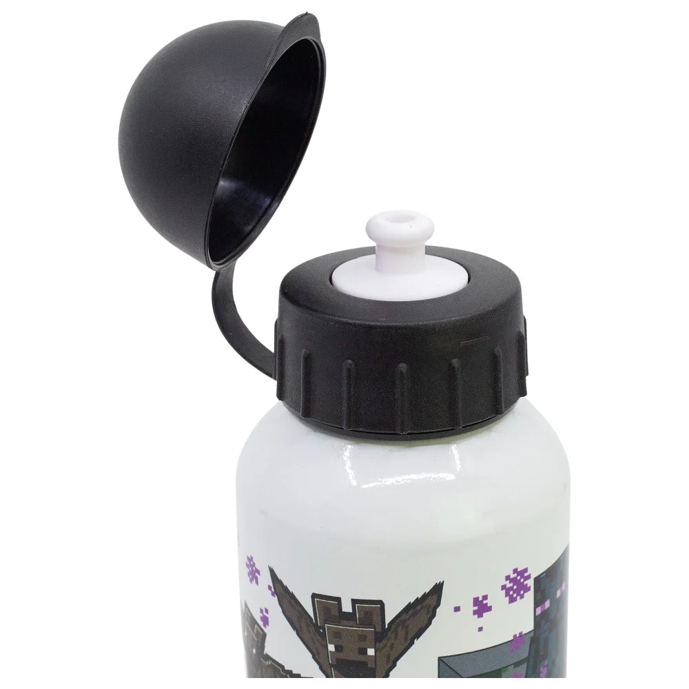 Minecraft Steve Creeper Kinder 2 tlg.Set Brotdose Alu-Trinkflasche 400 ml - WS-Trend.de