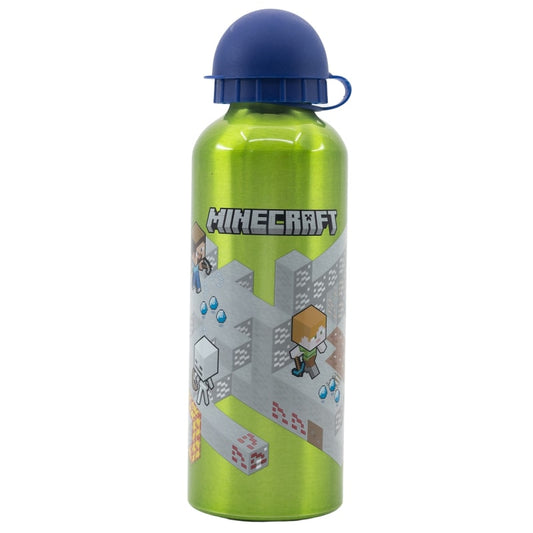 Minecraft Creeper Kinder Aluminium Trinkflasche Wasserflasche Flasche 530 ml - WS-Trend.de