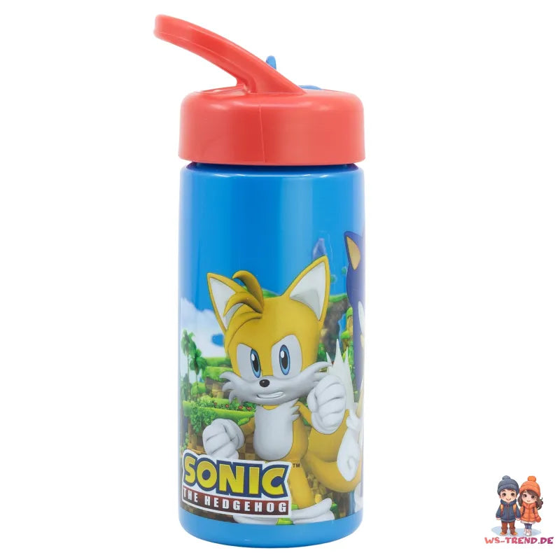 Sonic The Hedgedog Sportflasche Wasserflasche Trinkflasche Flasche 410 ml - WS-Trend.de