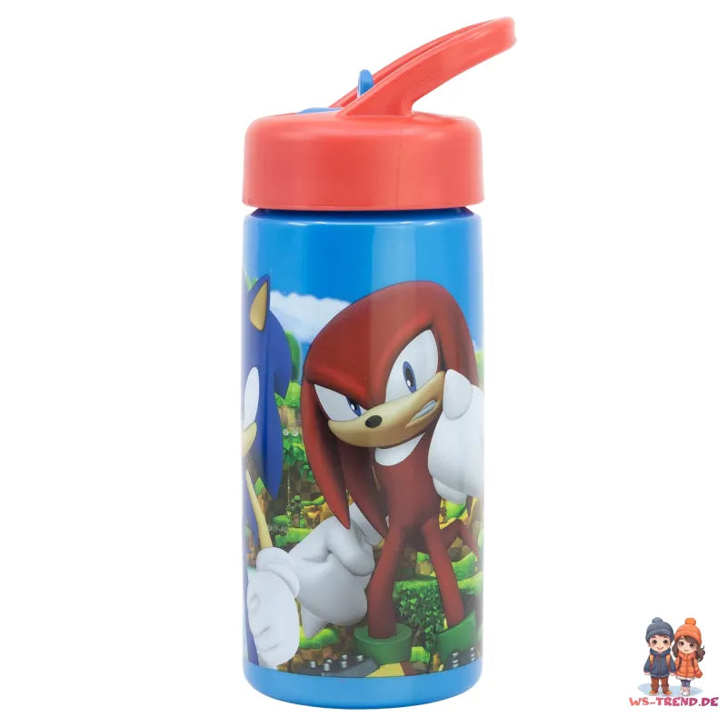 Sonic The Hedgedog Sportflasche Wasserflasche Trinkflasche Flasche 410 ml - WS-Trend.de