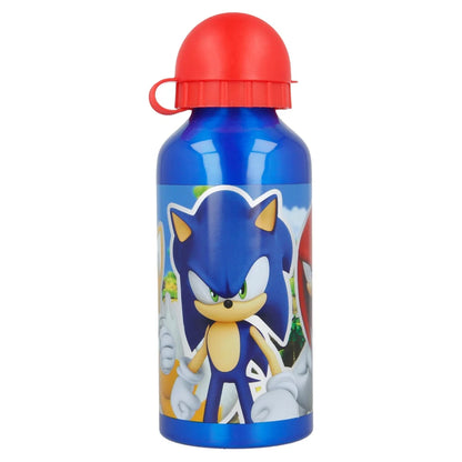 Sonic the Hedgehog 2 teiliges Lunch Set Brotdose mit 3 Kammern Alu-Trinkflasche - WS-Trend.de