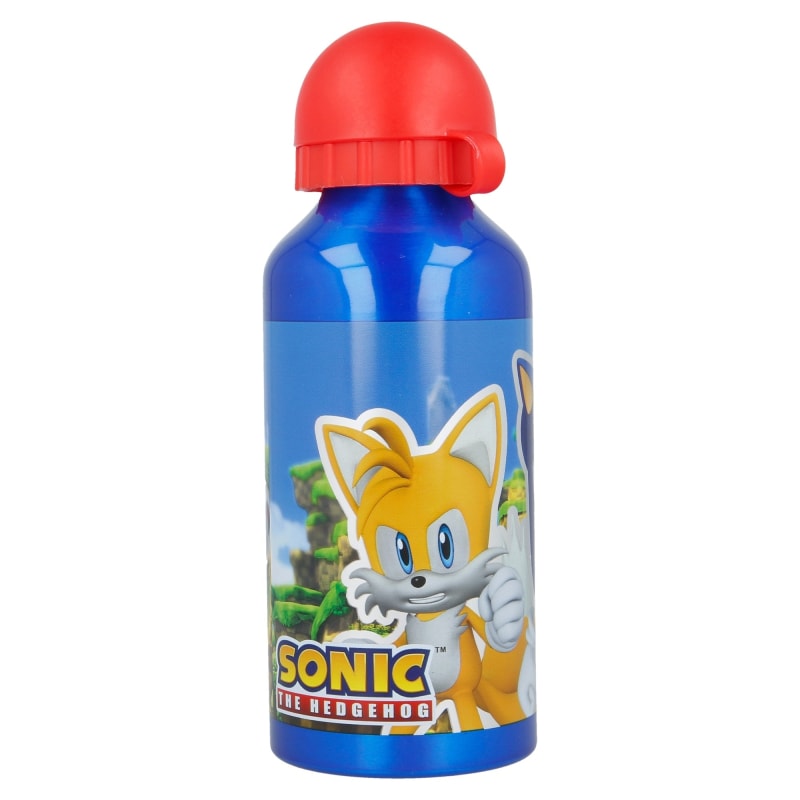 Sonic the Hedgehog 2 teiliges Lunch Set Brotdose mit 3 Kammern Alu-Trinkflasche - WS-Trend.de