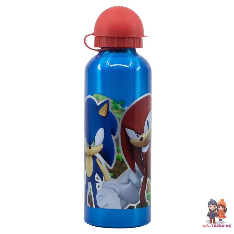 Sonic the Hedgehog 4 teiliges Lunch Set Brotdose 3 Kammern XL Alu-Trinkflasche - WS-Trend.de