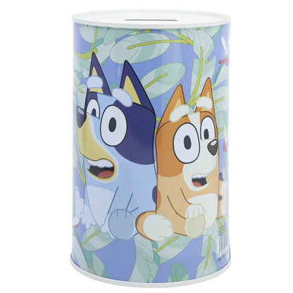 Bluey Bingo Kinder XL Spardose Sparschwein aus Weißblech 1000 ml - WS-Trend.de