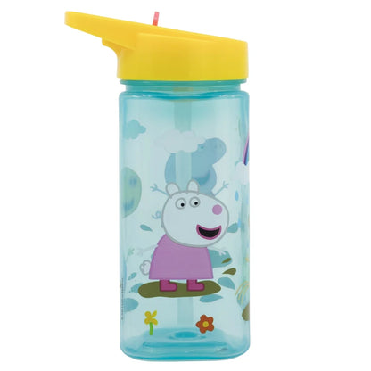 Peppa Pig Wutz Sportflasche Wasserflasche Trinkflasche Flasche Halm 510 ml - WS-Trend.de