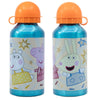 Peppa Pig Wutz Aluminium Sportflasche Wasserflasche Trinkflasche Flasche 400 ml