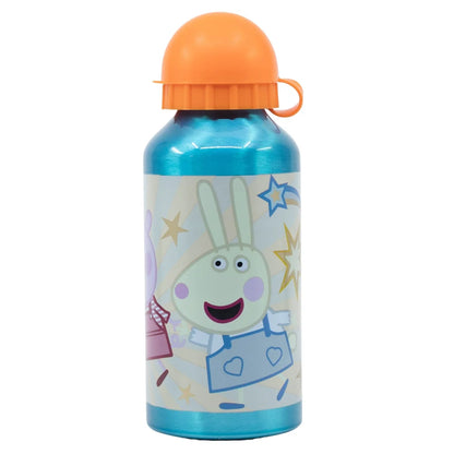 Peppa Wutz Pig 4 teiliges Kinder Set 3 Kammern Brotdose Alu-Trinkflasche Besteck - WS-Trend.de