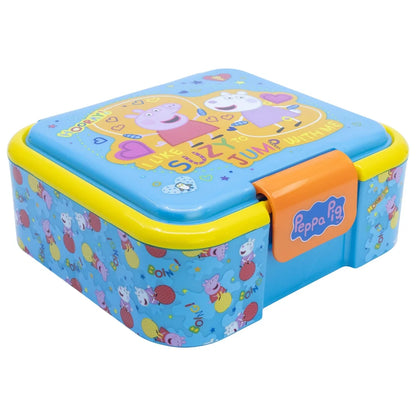 Peppa Wutz Pig George 2 teiliges Kinder Set XL Brotdose Alu Trinkflasche 400 ml - WS-Trend.de