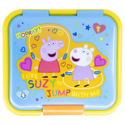 Peppa Wutz Pig George 2 teiliges Kinder Set XL Brotdose Alu Trinkflasche 400 ml - WS-Trend.de