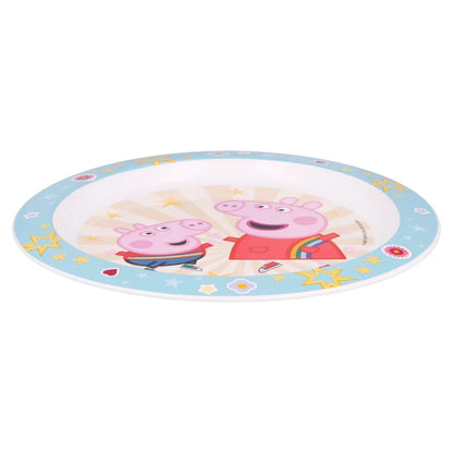 Peppa Wutz Kinder Geschirr-Set 3 teilig Becher Teller Schüssel - Molly George - WS-Trend.de