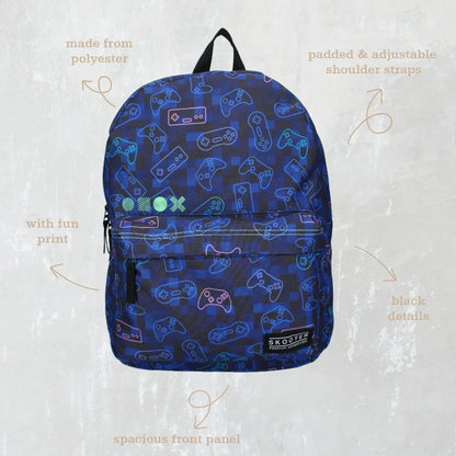 Gamer Zocker Jungen Rucksack Schultasche Backpack 39 x 29 x12 cm - WS-Trend.de