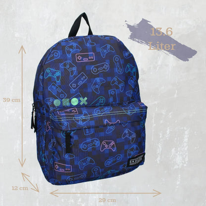 Gamer Zocker Jungen Rucksack Schultasche Backpack 39 x 29 x12 cm - WS-Trend.de