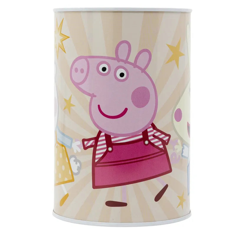 Peppa Pig Wutz Lucie Locke Kinder XL Spardose Sparschwein aus Weißblech - WS-Trend.de