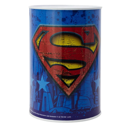 DC Comics Superman Kinder XL Spardose aus Weißblech 1000 ml - WS-Trend.de