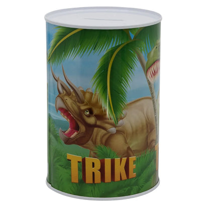 Dinosaurier Dinos T-Rex Kinder XL Spardose aus Weißblech 1000 ml - WS-Trend.de